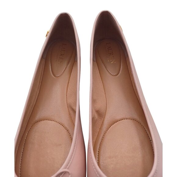 LAUREN RALPH LAUREN Jayna Bow Ballet Flats Women's Size US 11 B Pink Coquette - Picture 7 of 10